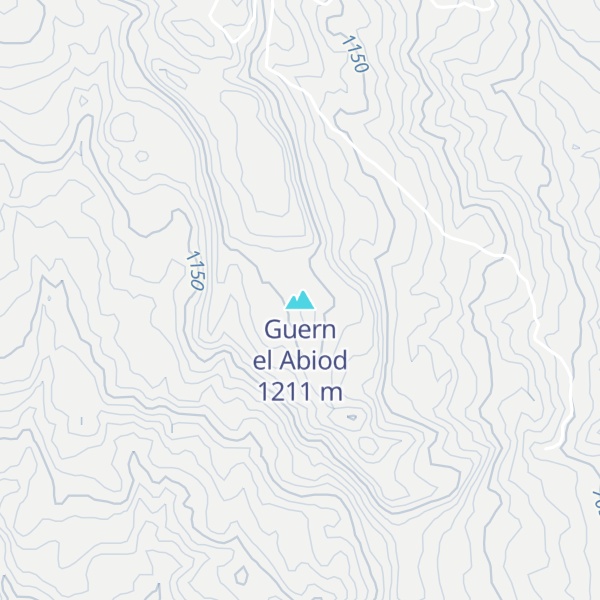 Map of Guern el Abiod