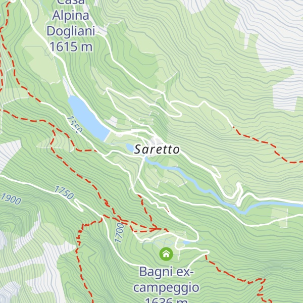 Map of Colonia alpina Pietro Capello