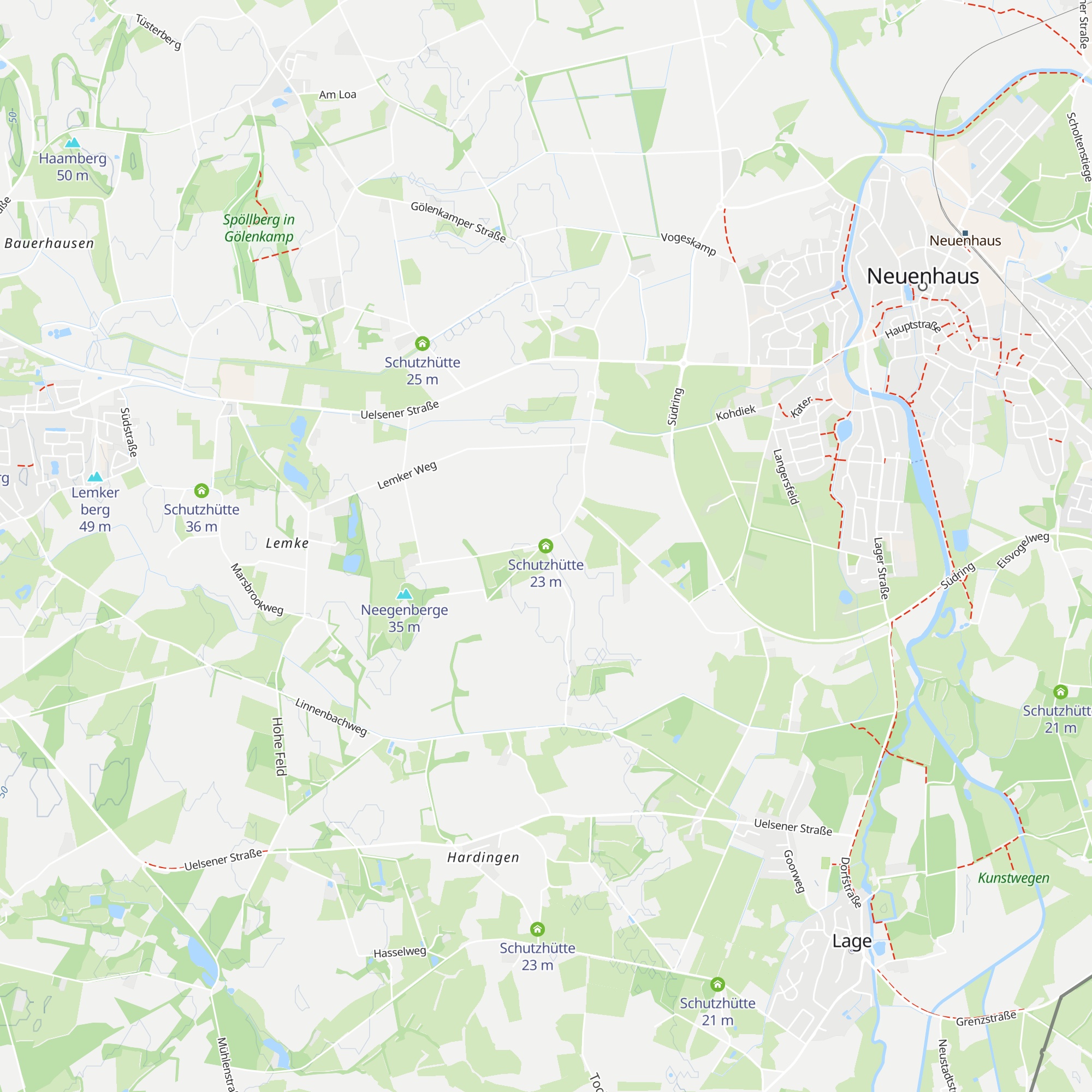 Schutzhütte map