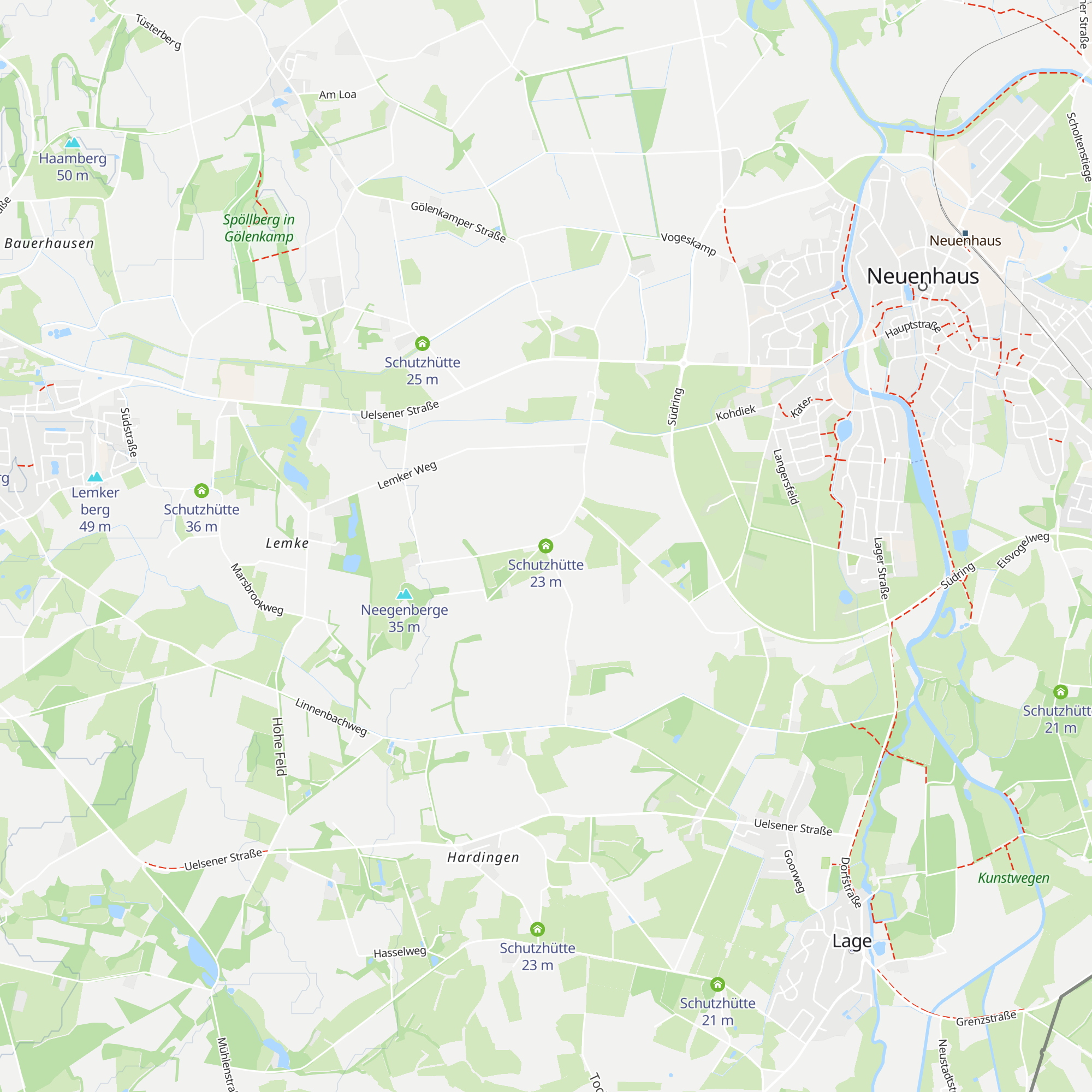Schutzhütte map