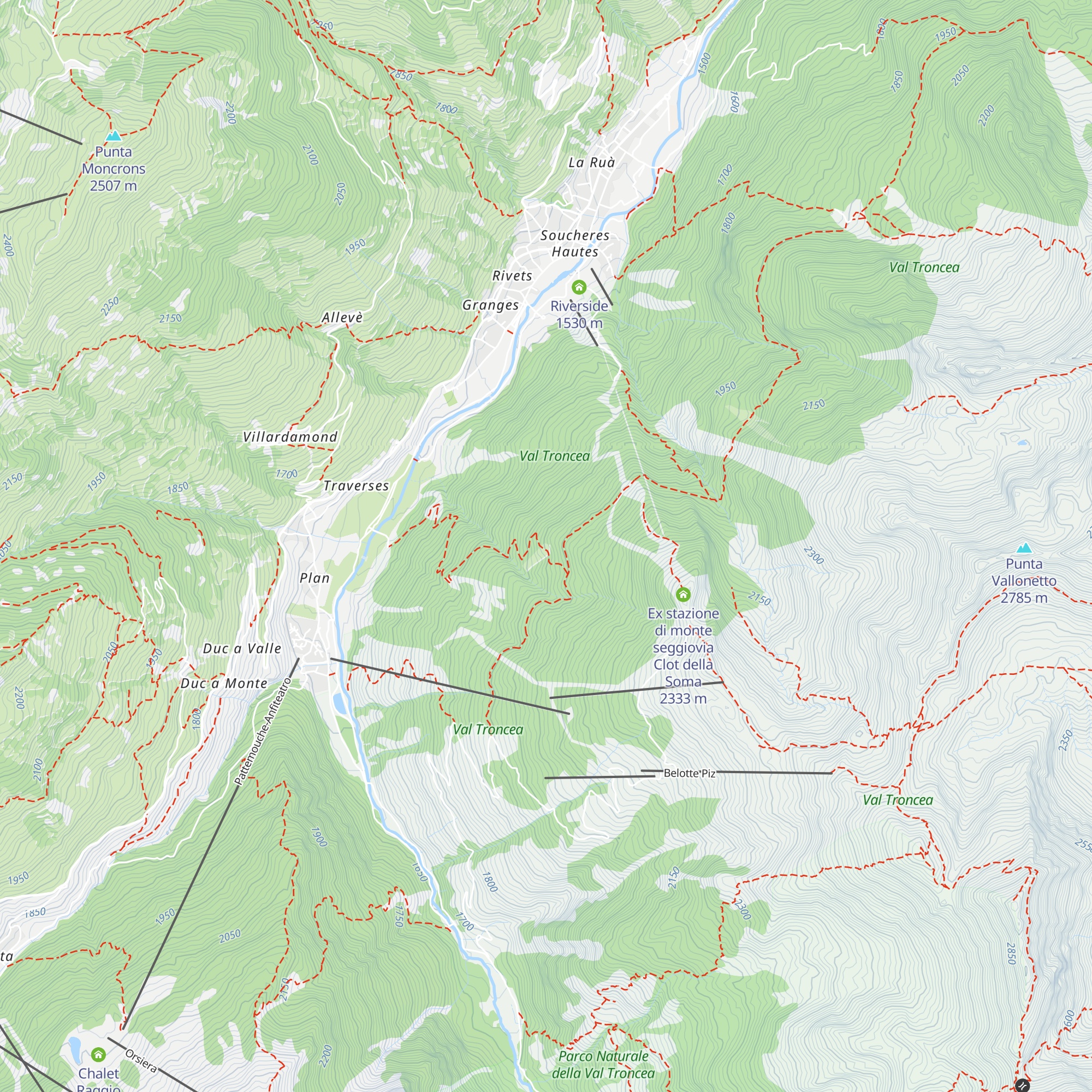 Grangia Gemignan map