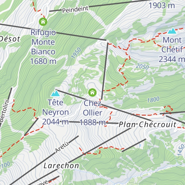 Map of Chez Ollier