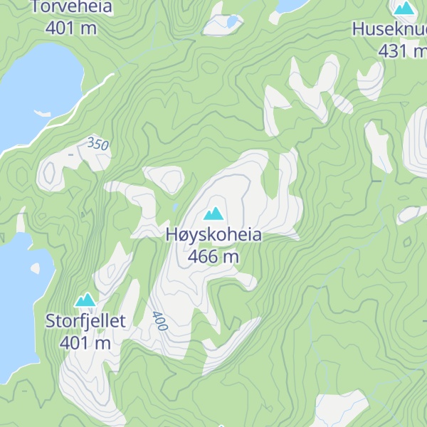 Map of Høyskoheia