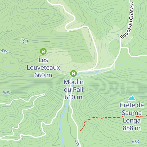 Map of Moulin du Pali
