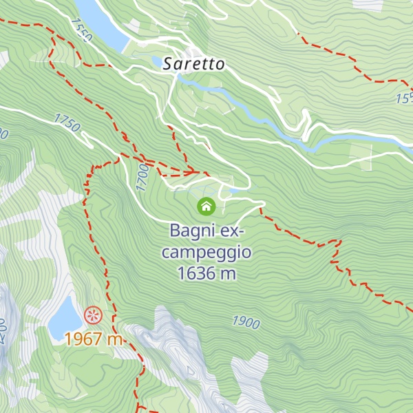 Map of Bagni ex-campeggio