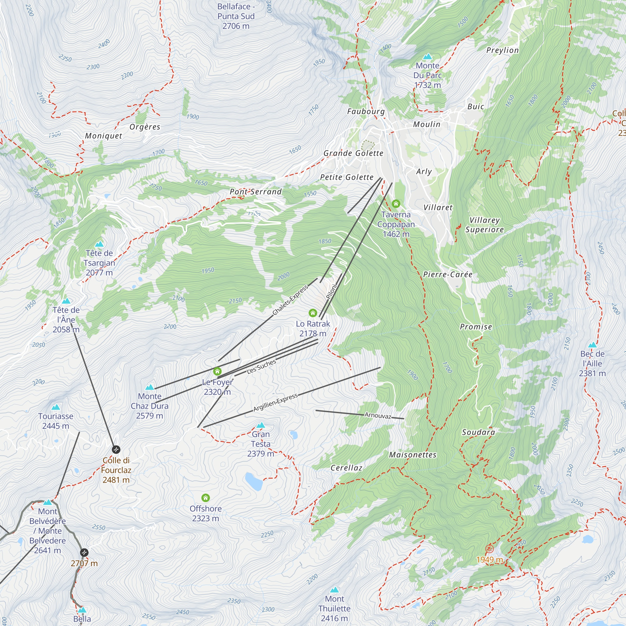 Lo Ratrak map