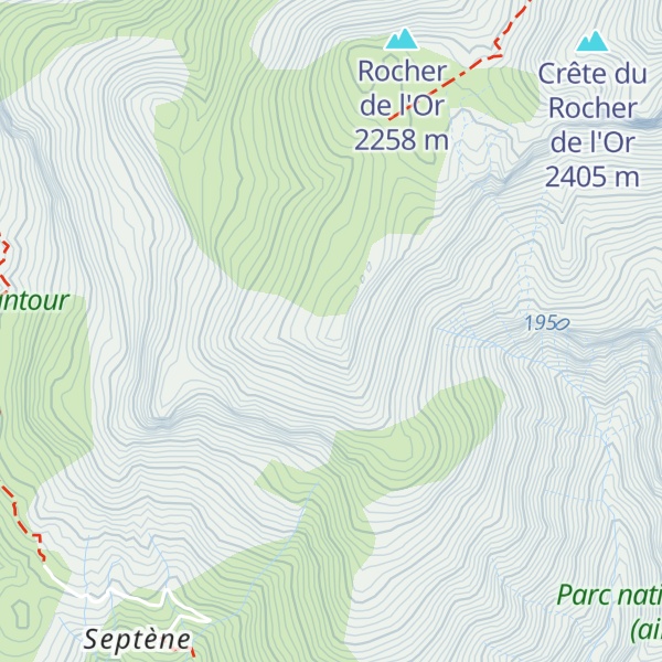 Map of Montagne de l'Estrop