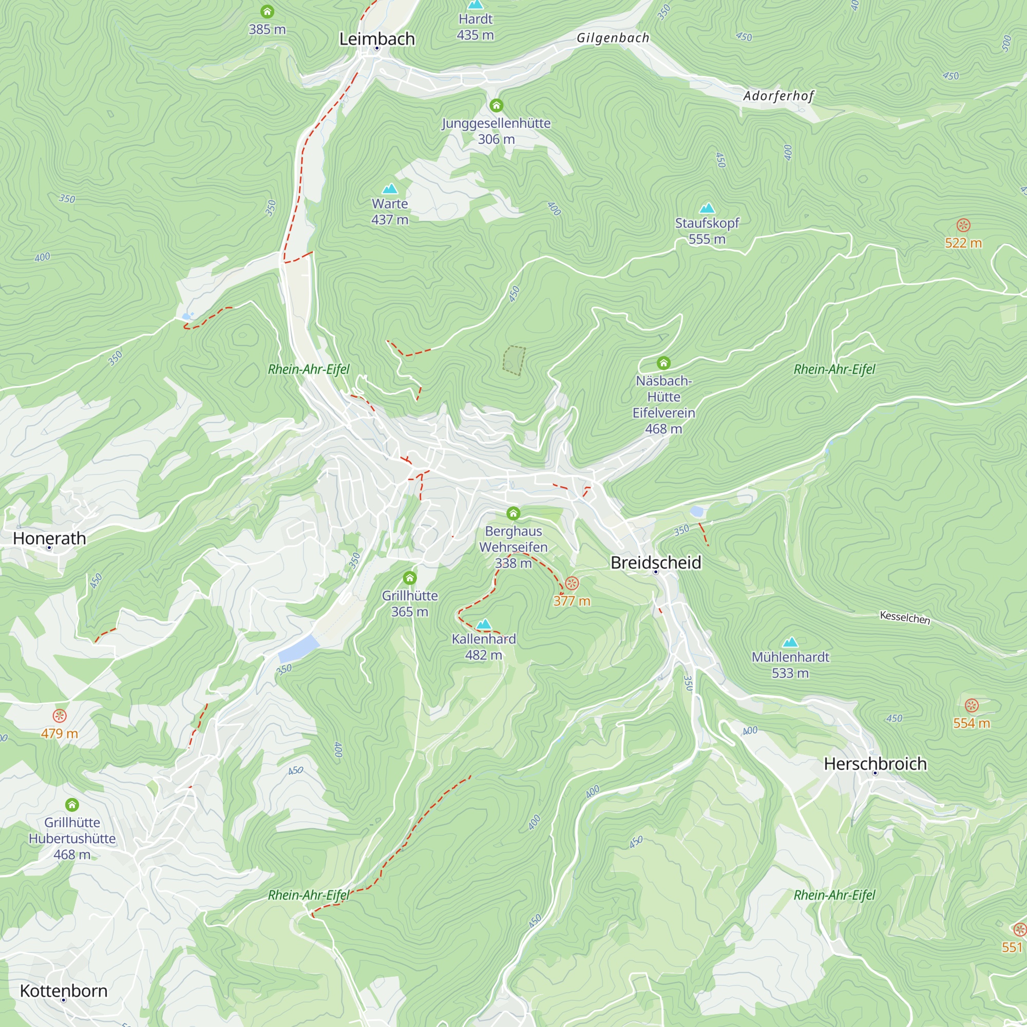 Berghaus Wehrseifen map
