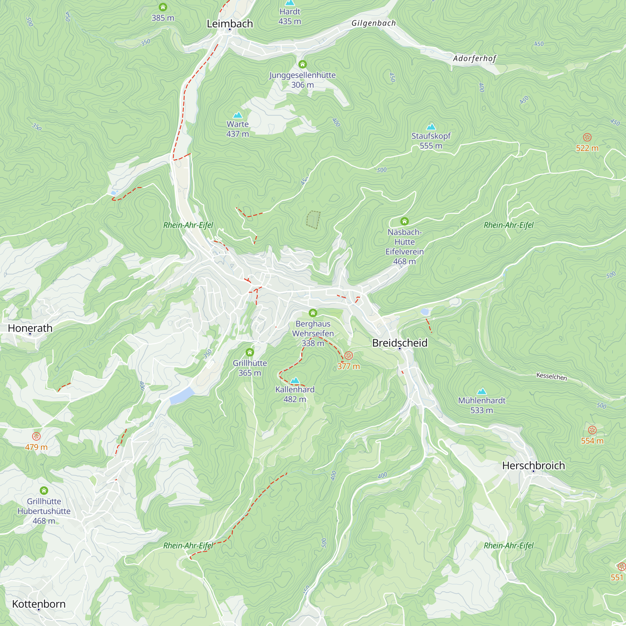 Berghaus Wehrseifen map