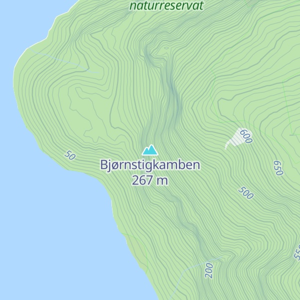 Map of Bjørnstigkamben