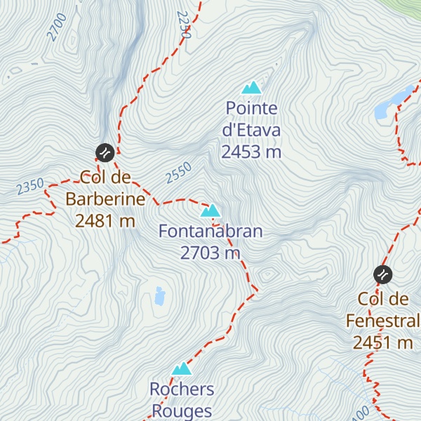 Map of Fontanabran