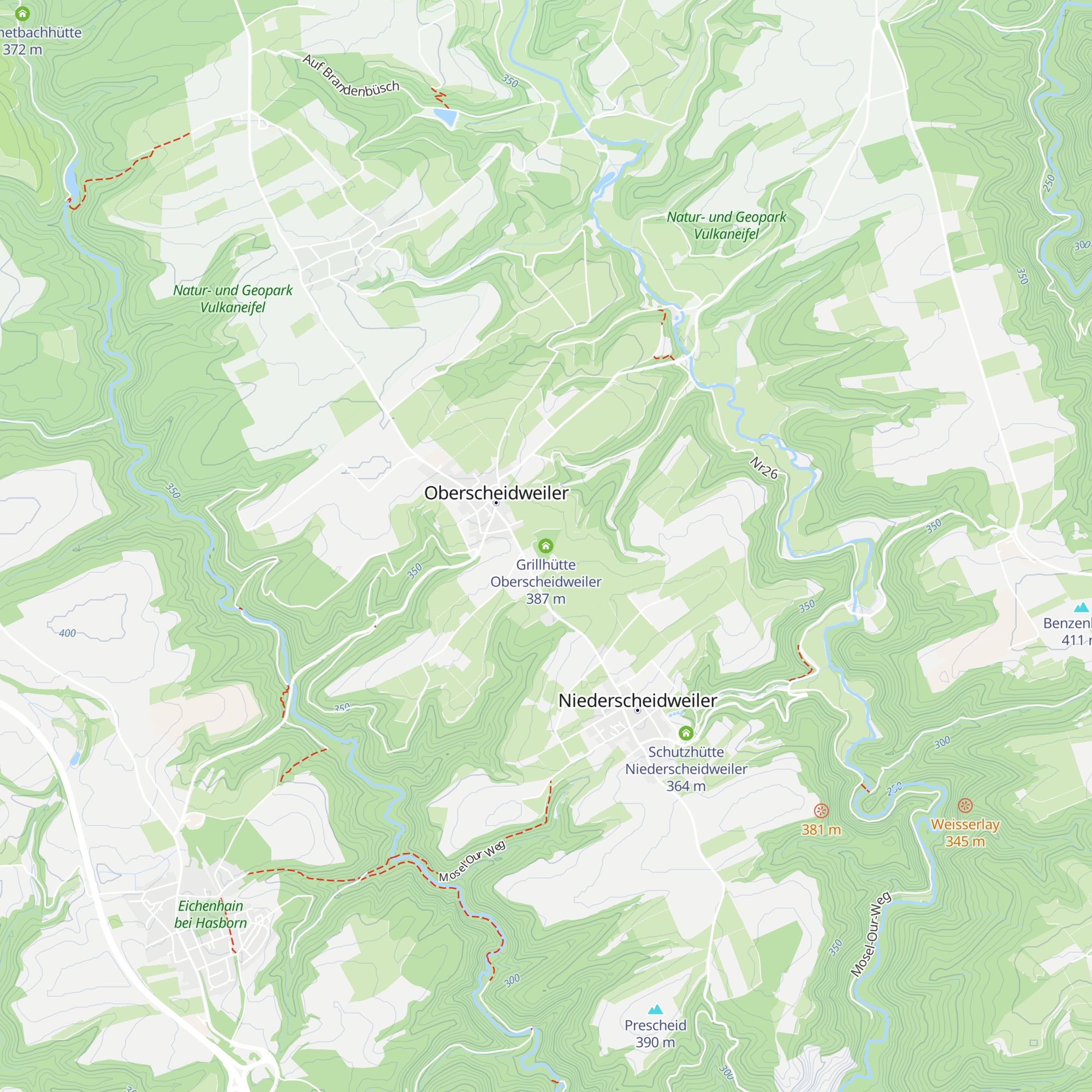 Grillhütte Oberscheidweiler map