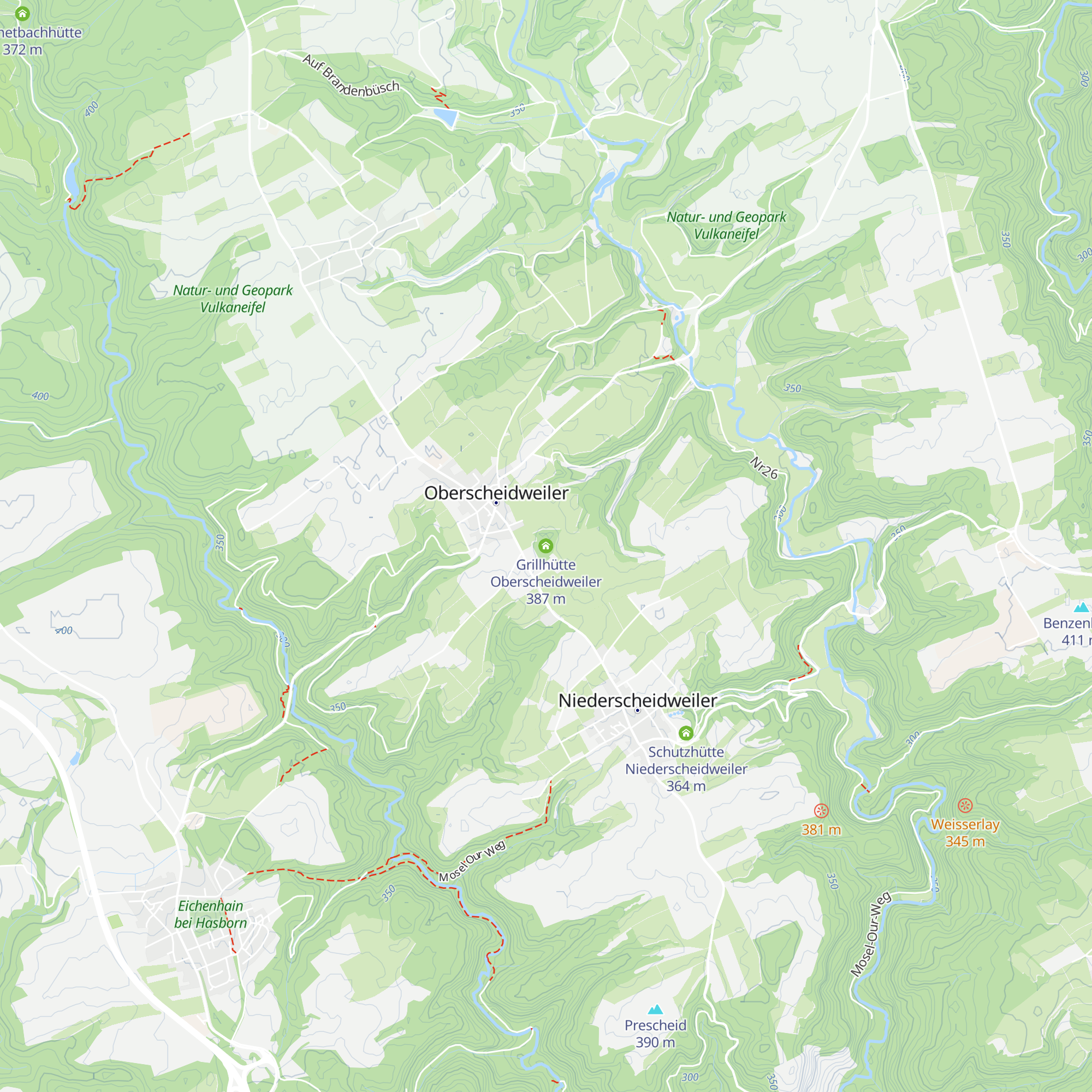 Grillhütte Oberscheidweiler map
