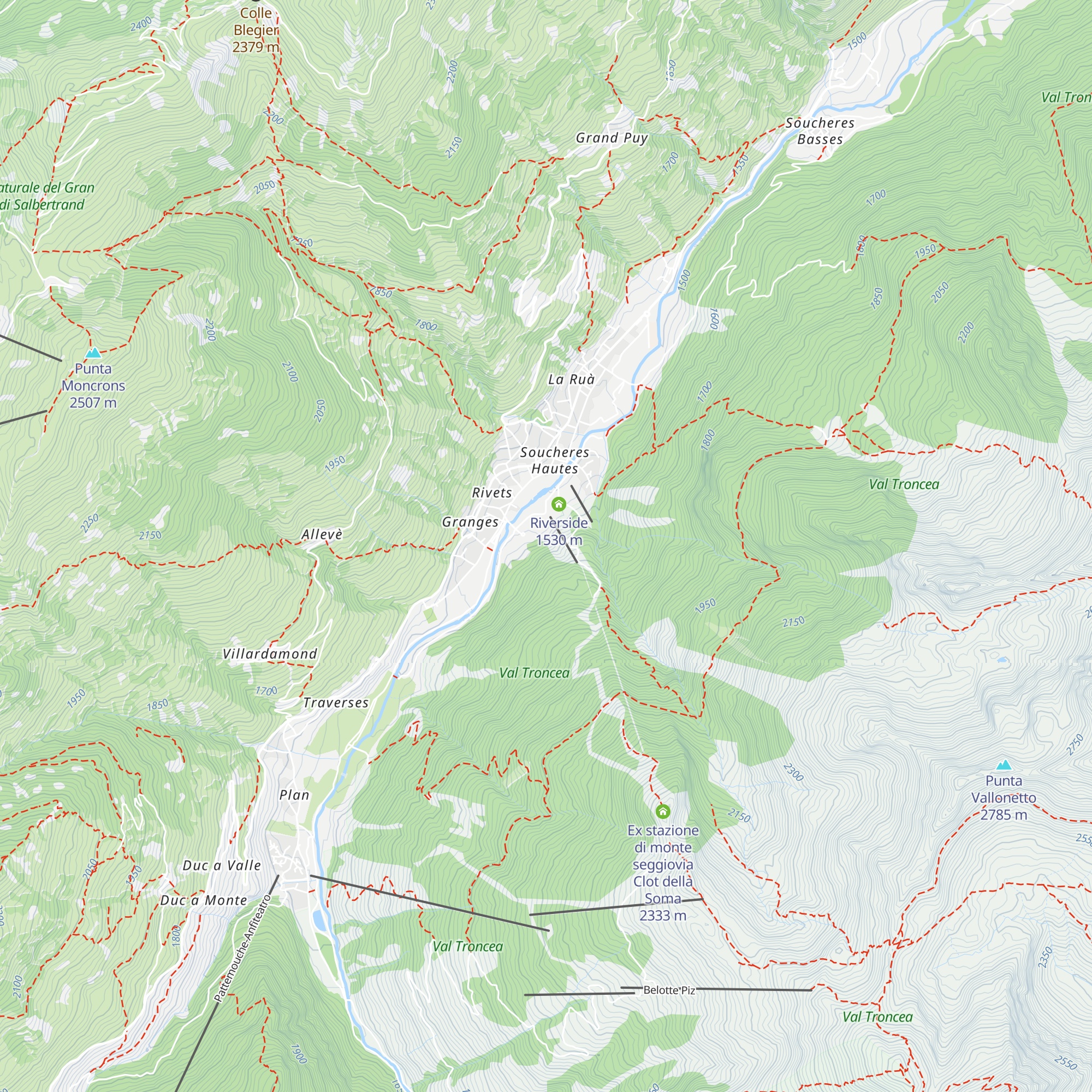 Torre giudici map