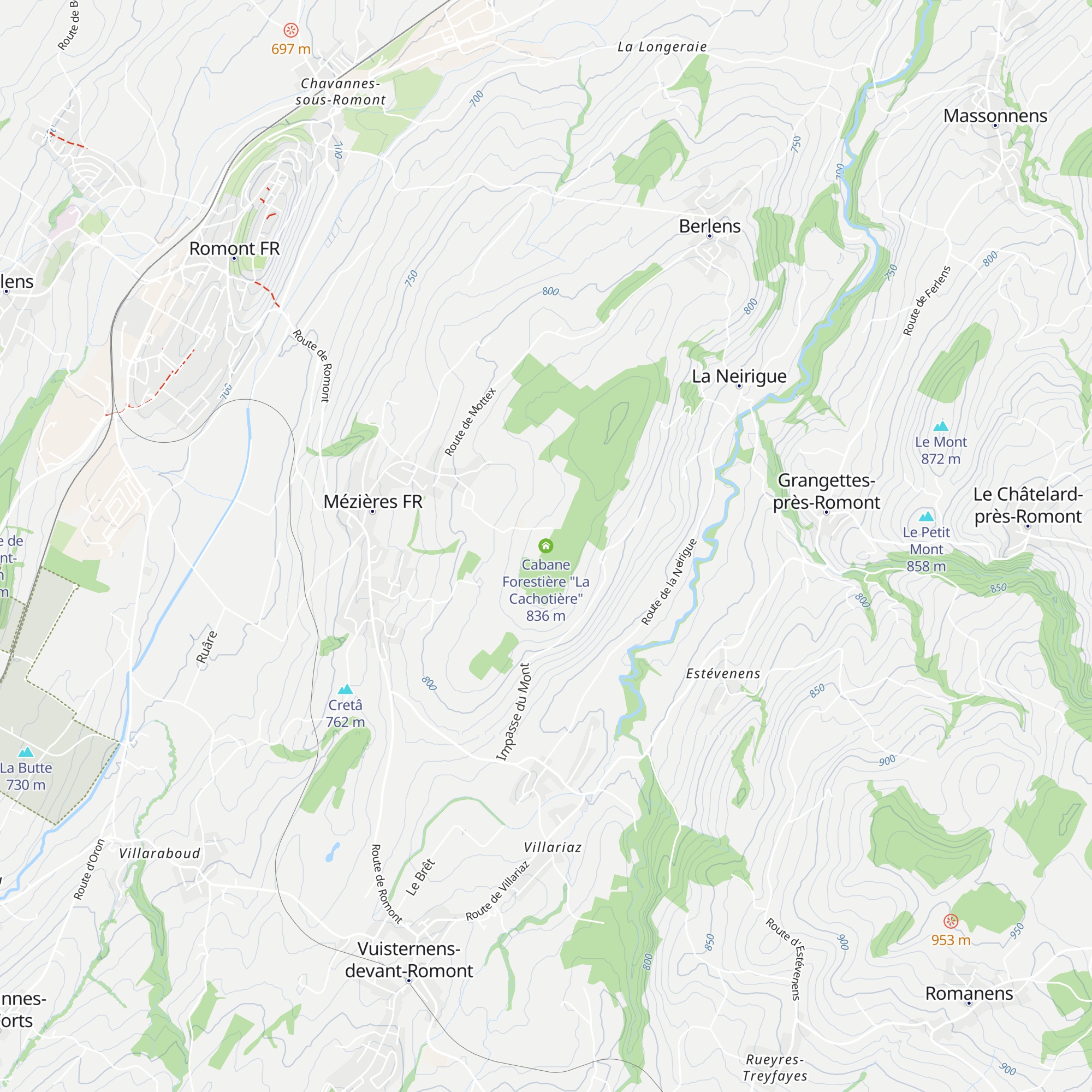 Cabane Forestière "La Cachotière" map