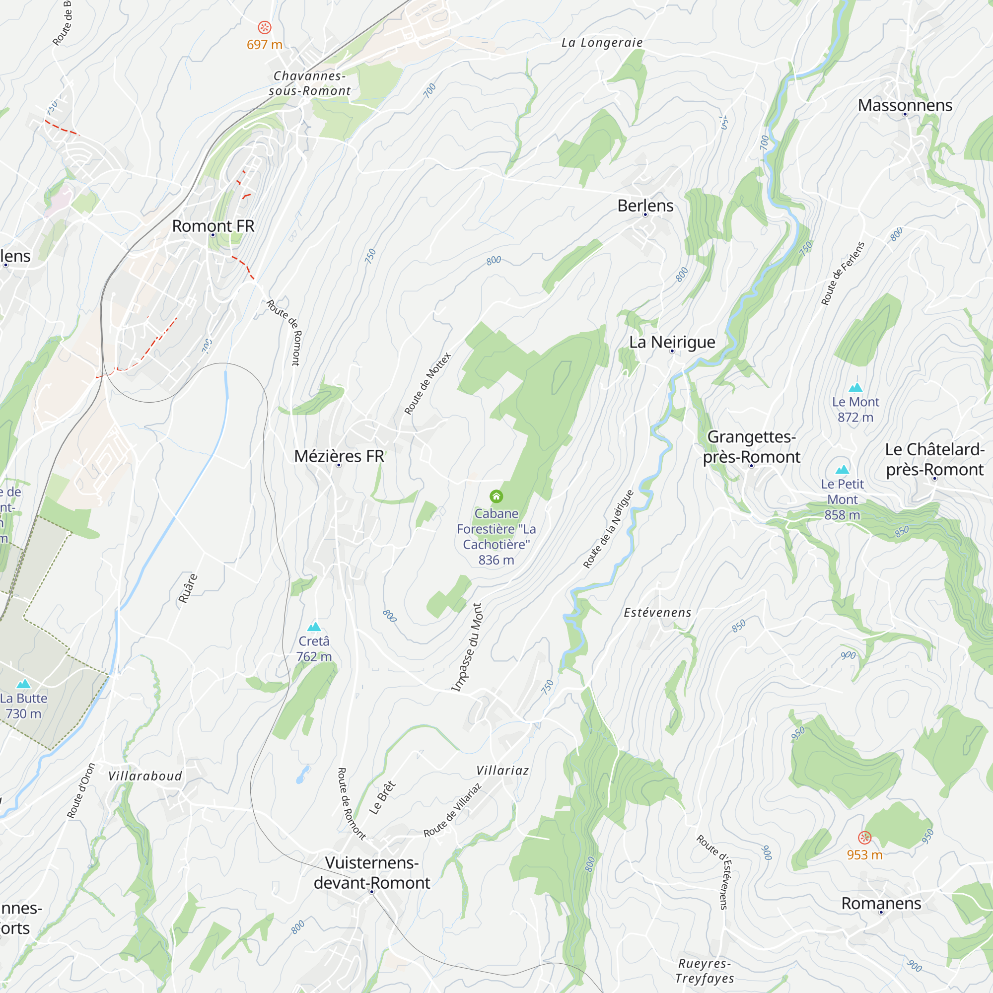 Cabane Forestière "La Cachotière" map