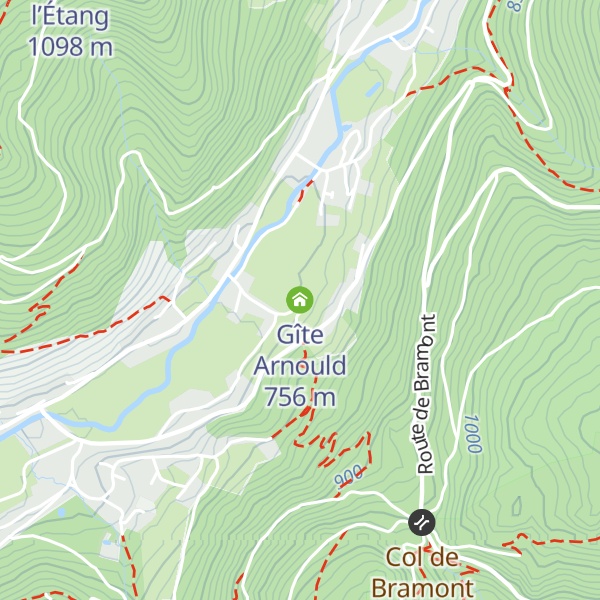 Map of Gîte Arnould