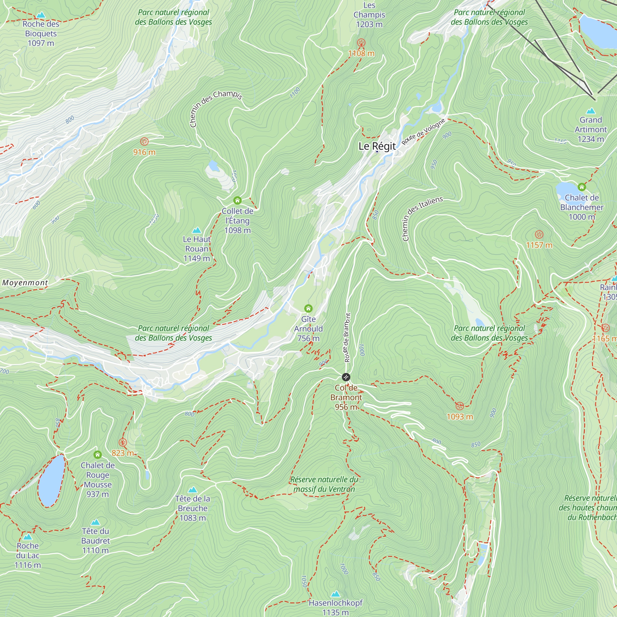 Gîte Arnould map