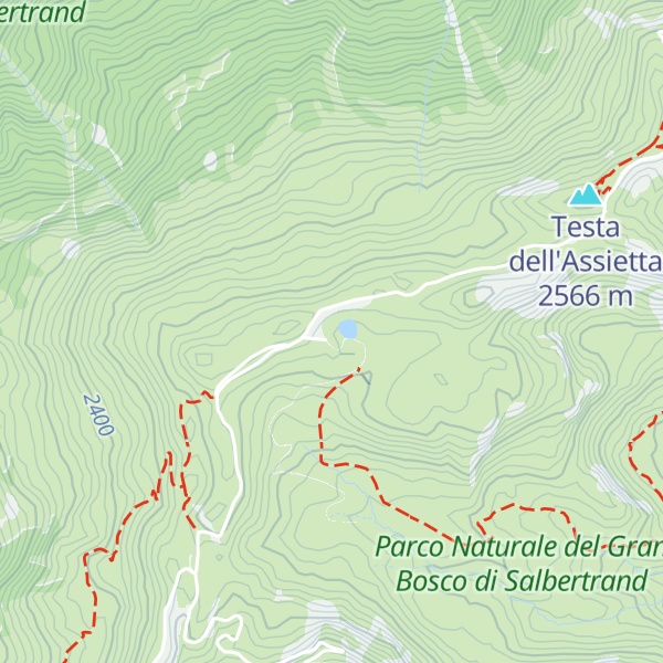 Map of Rifugio Casa Assietta