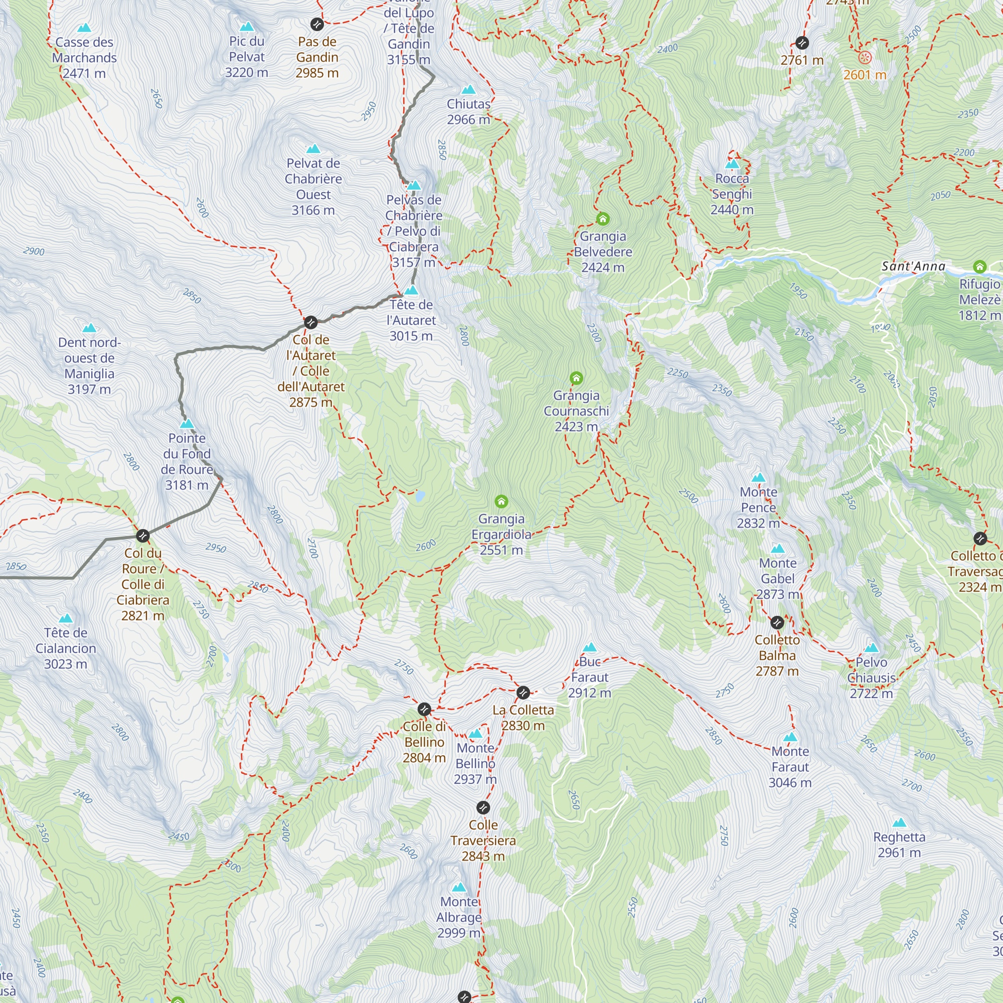 Grangia Ergardiola map