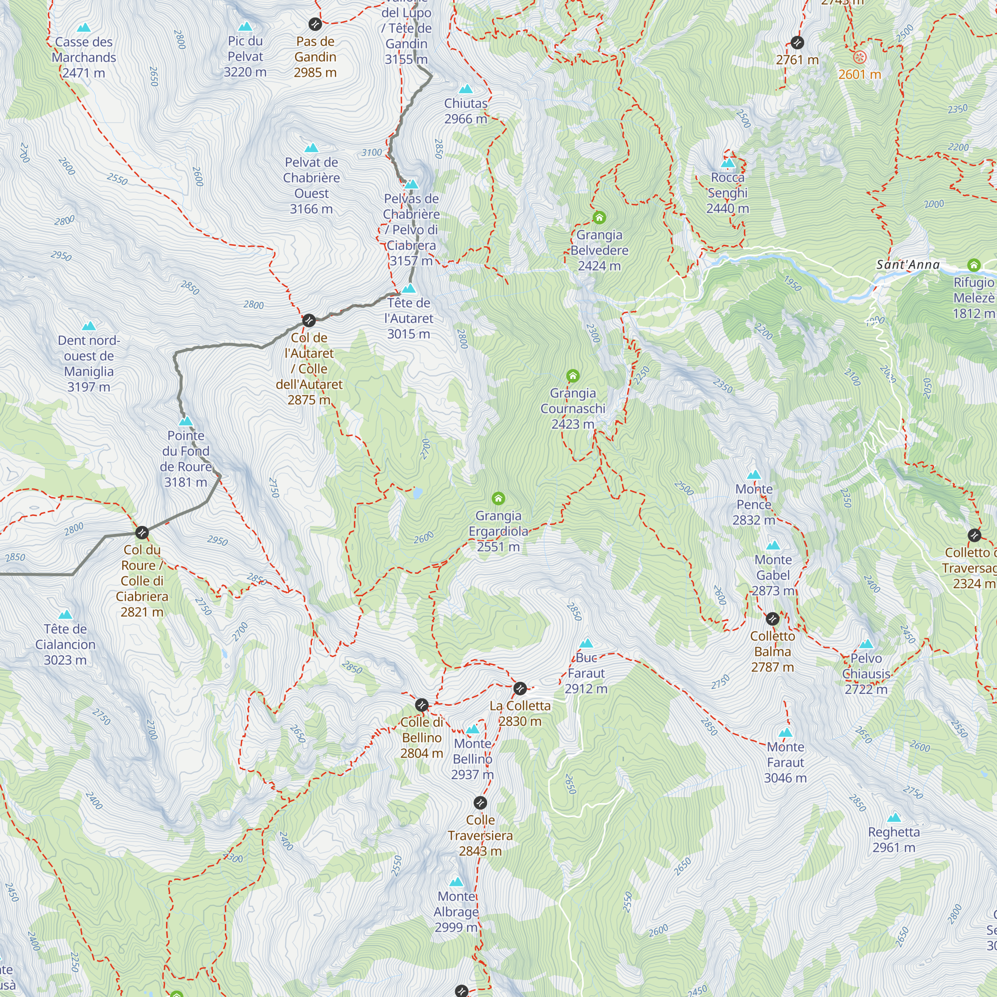 Grangia Ergardiola map