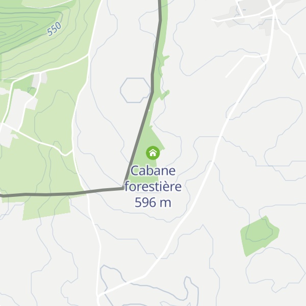 Map of Cabane forestière