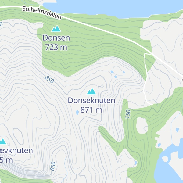 Map of Donseknuten