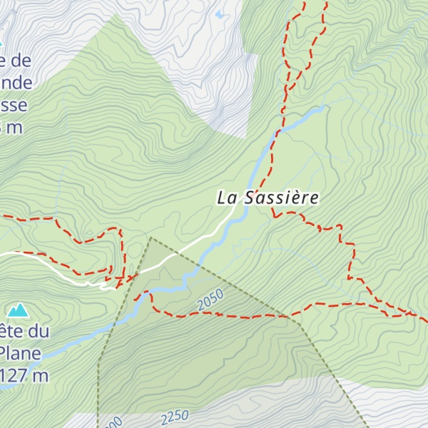 Map of Refuge du Ruitor