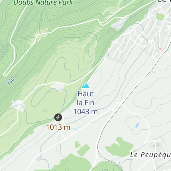Map of Haut la Fin