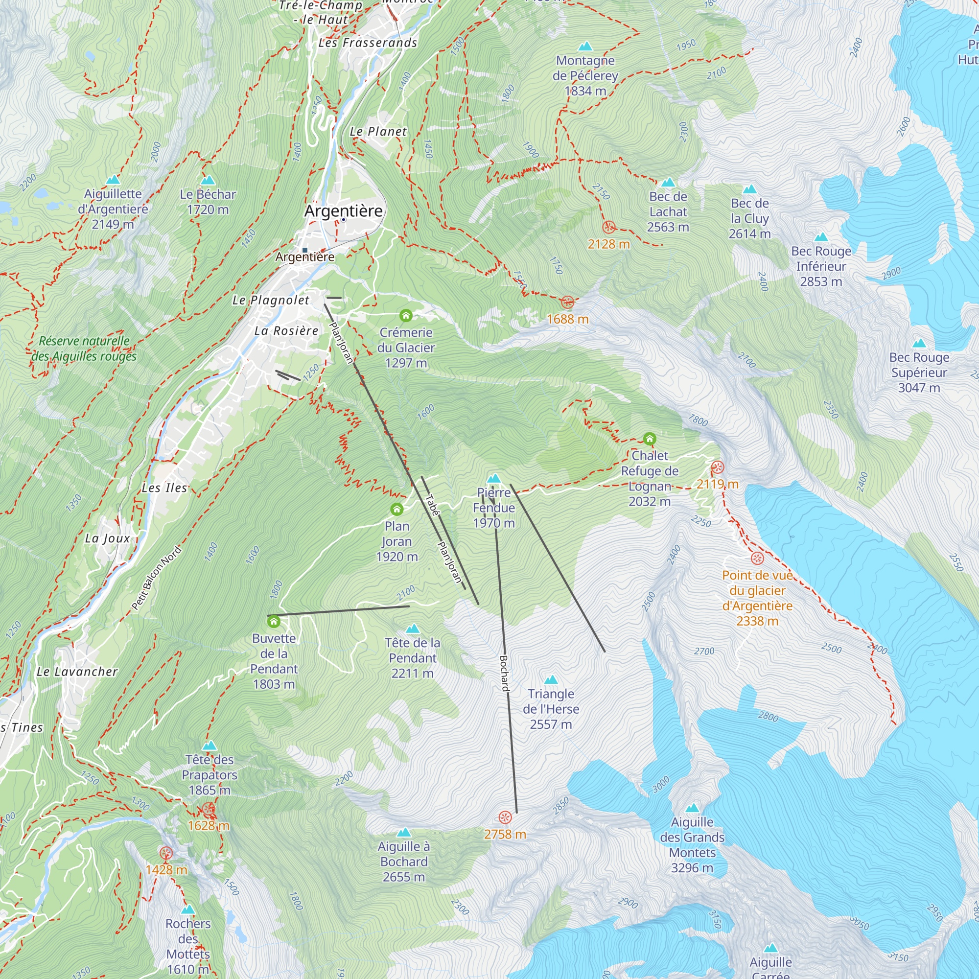 Le Spot map