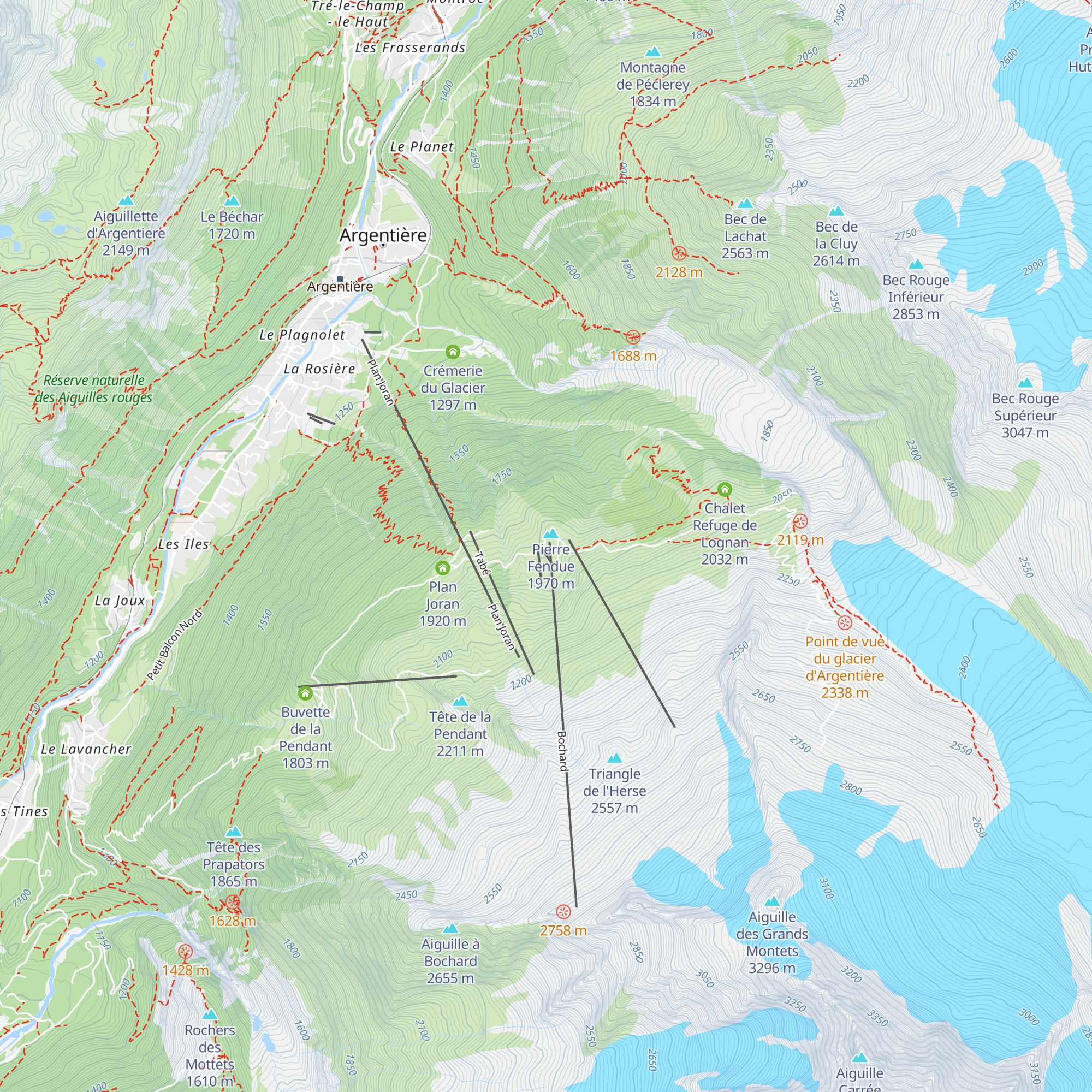 Le Spot map