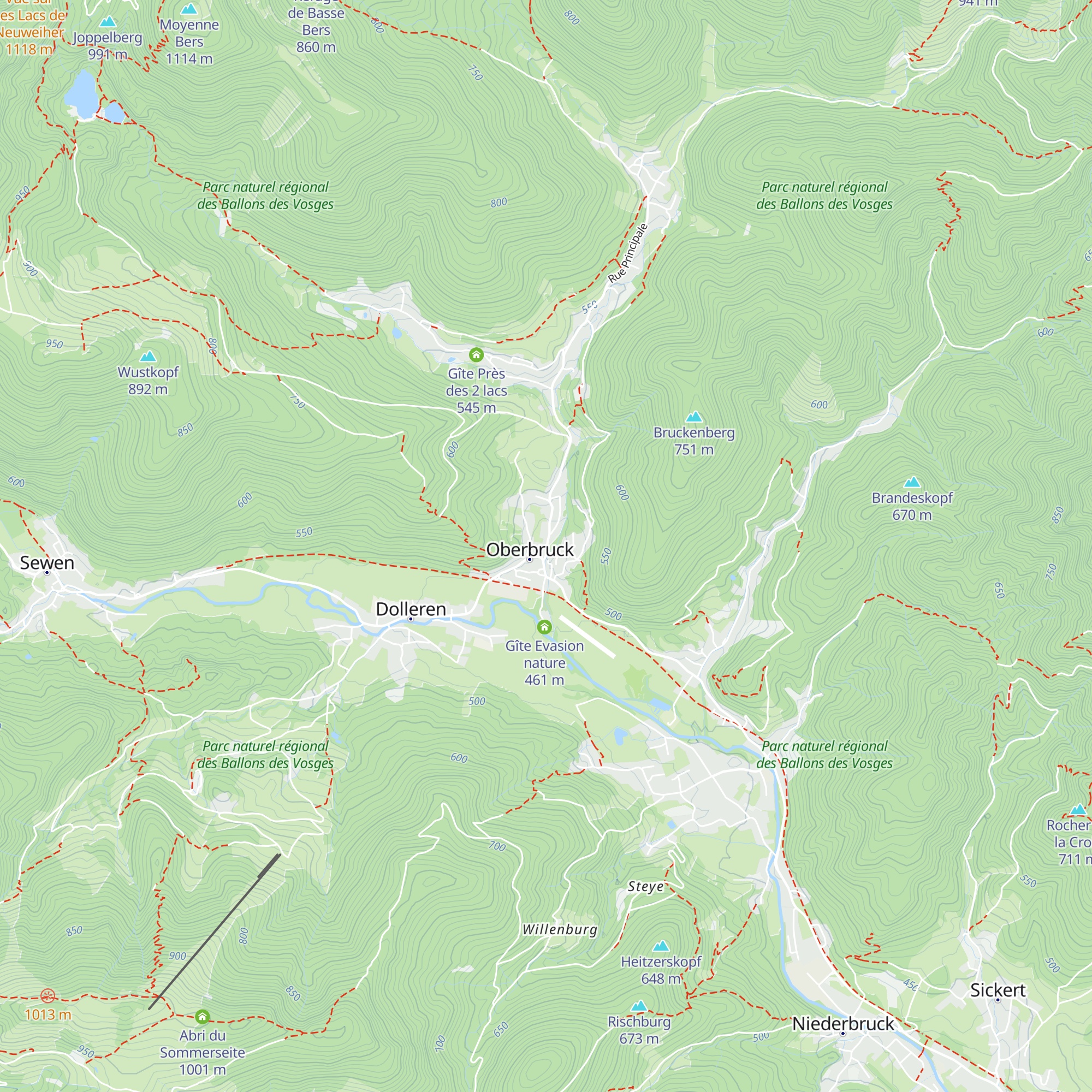Gîte La Maison de Béatrice map