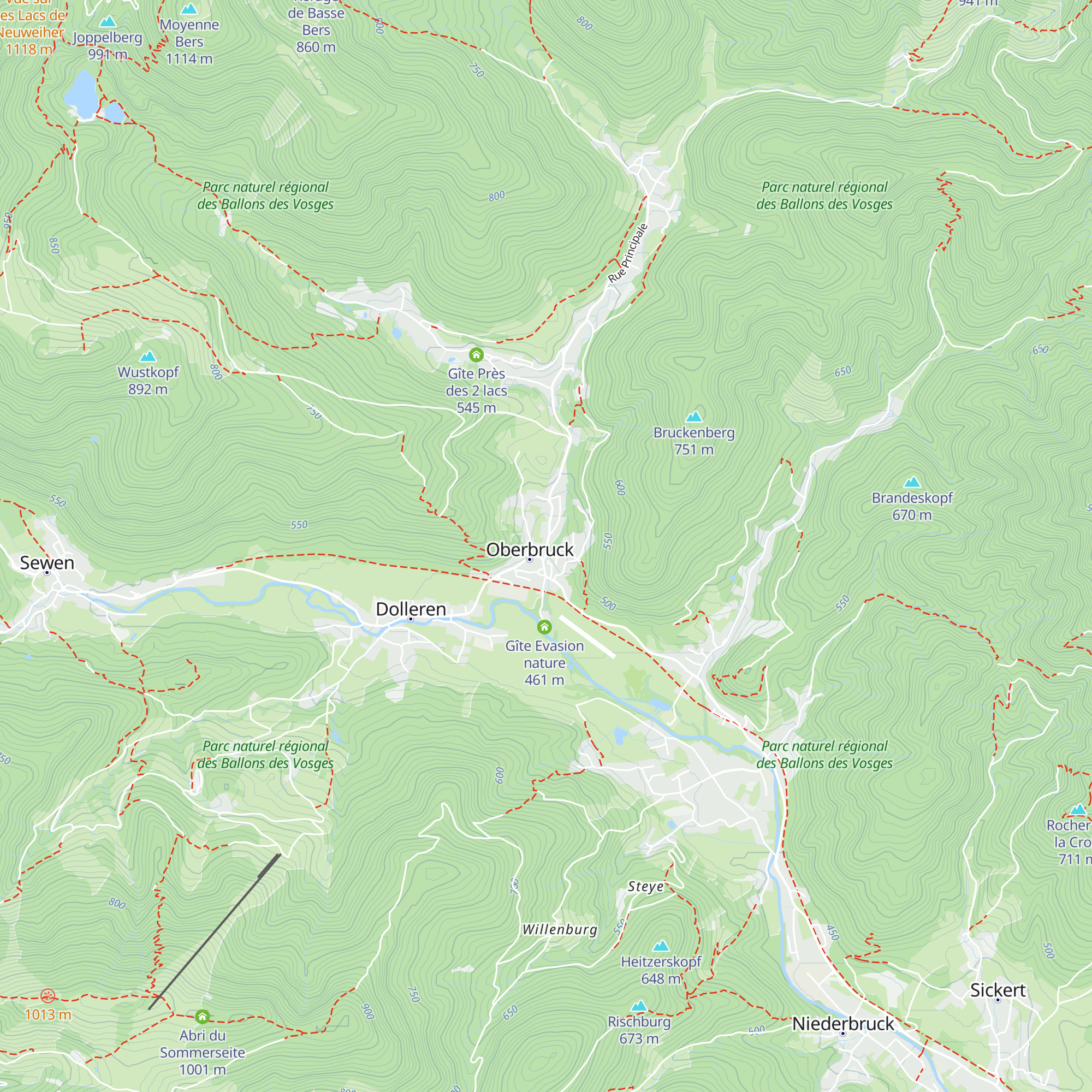 Gîte La Maison de Béatrice map