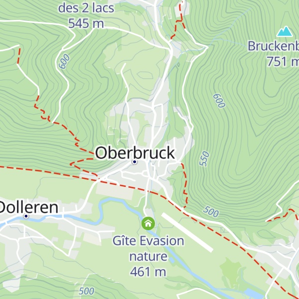 Map of Gîte La Maison de Béatrice