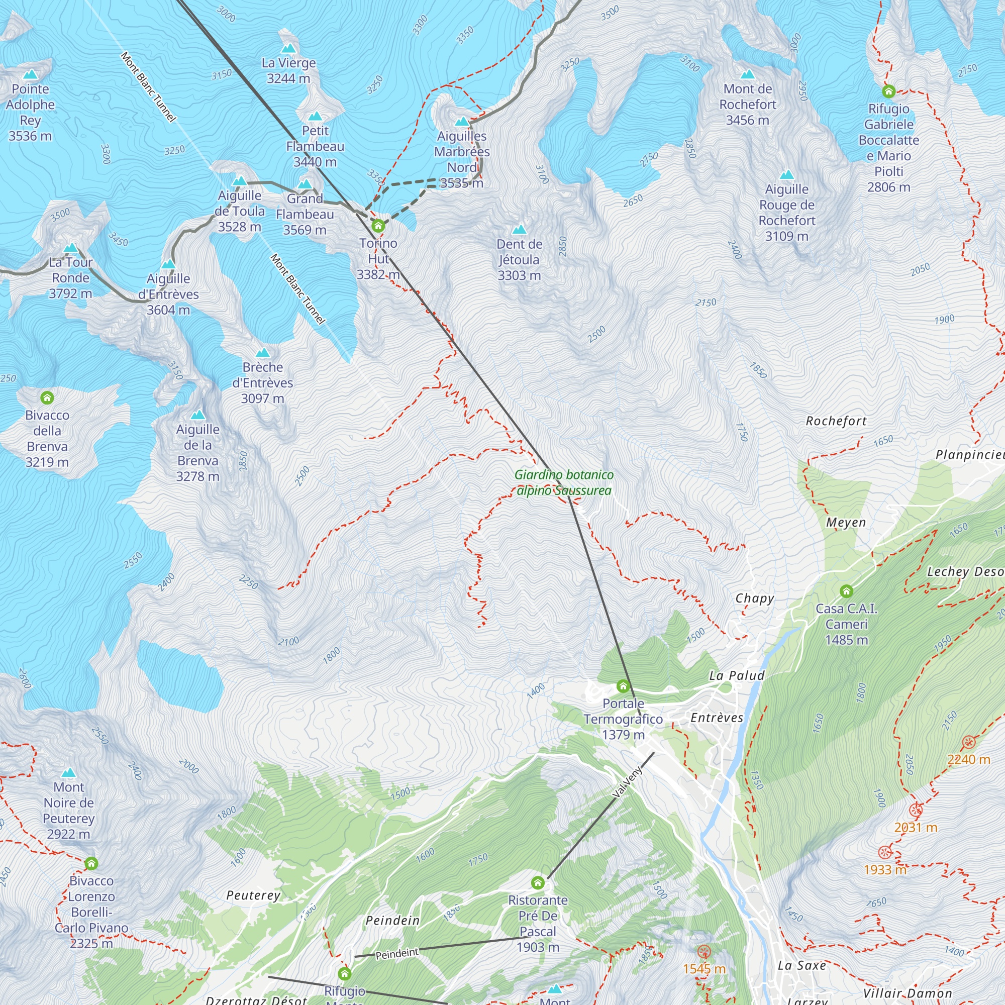 Capanna Del Pastore map
