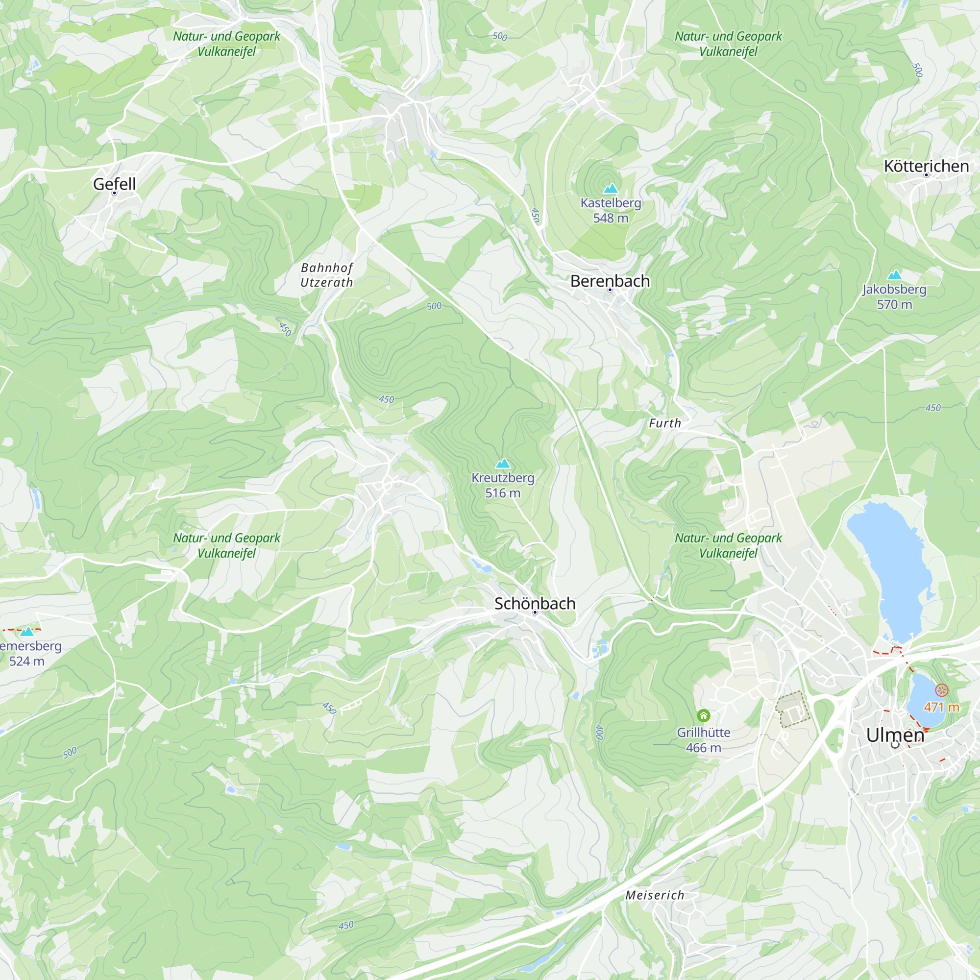 Schutz-/ Grillhütte Kreuzberg map