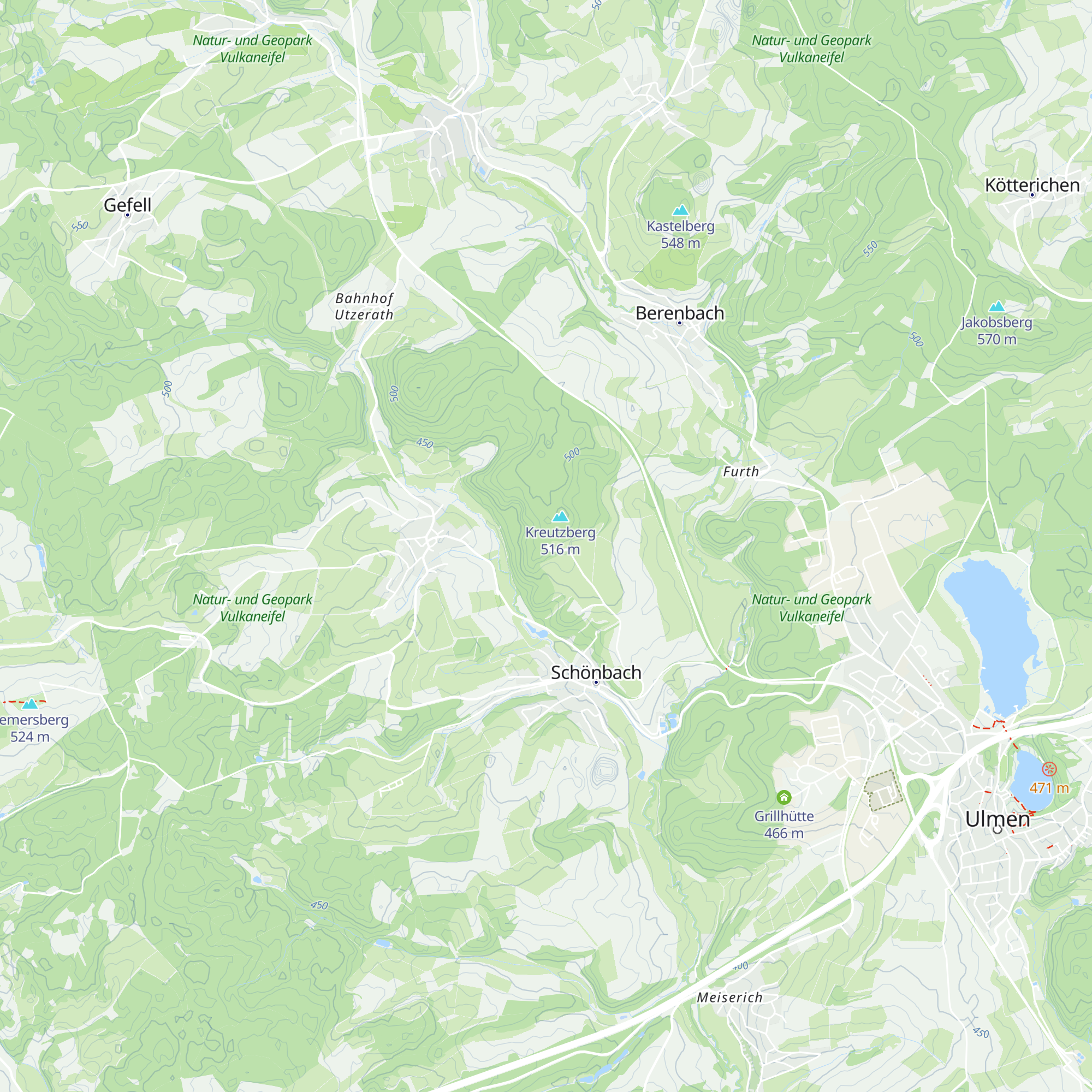 Schutz-/ Grillhütte Kreuzberg map