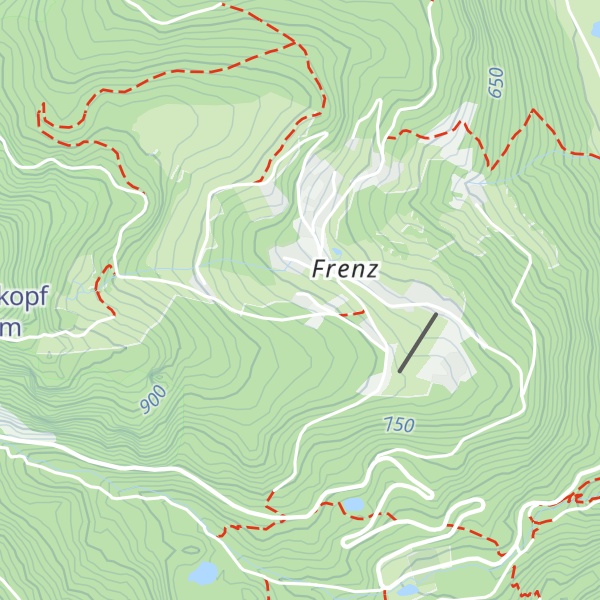 Map of Refuge ski