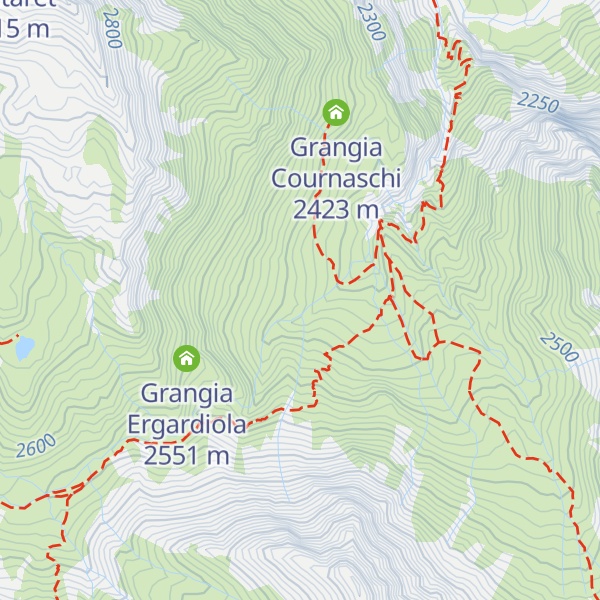 Map of Grangia Custel