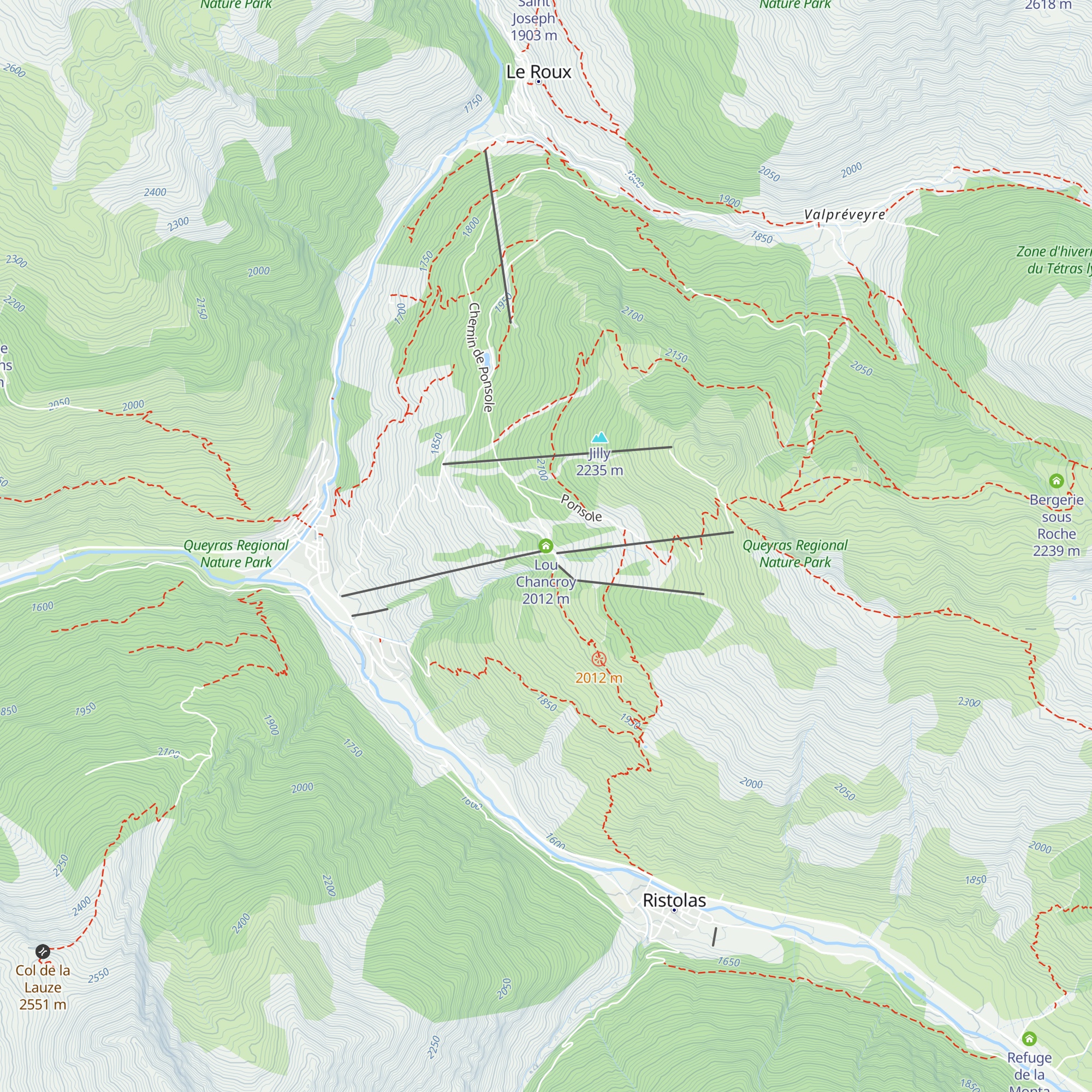 Lou Chancroy map