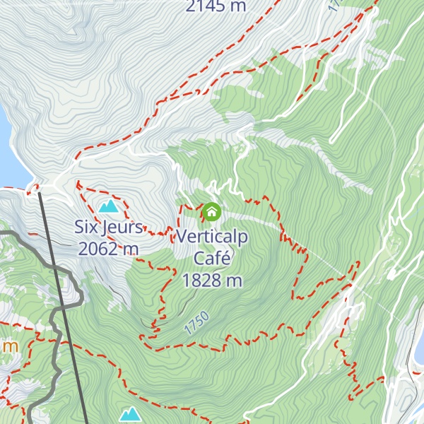 Map of Verticalp Café