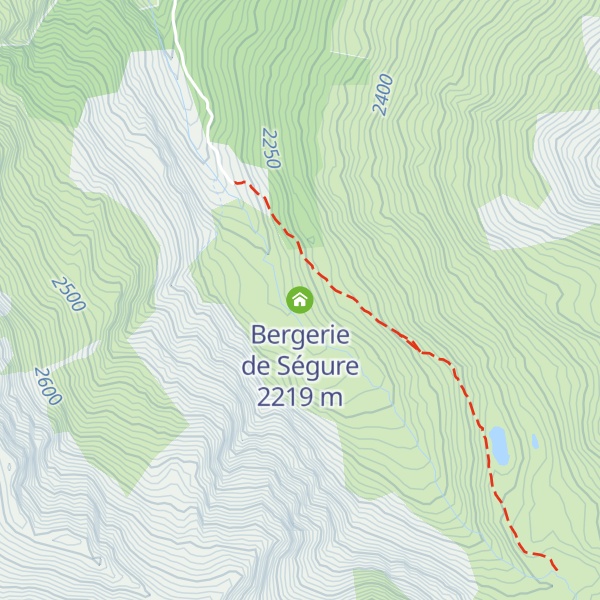 Map of Bergerie de Ségure