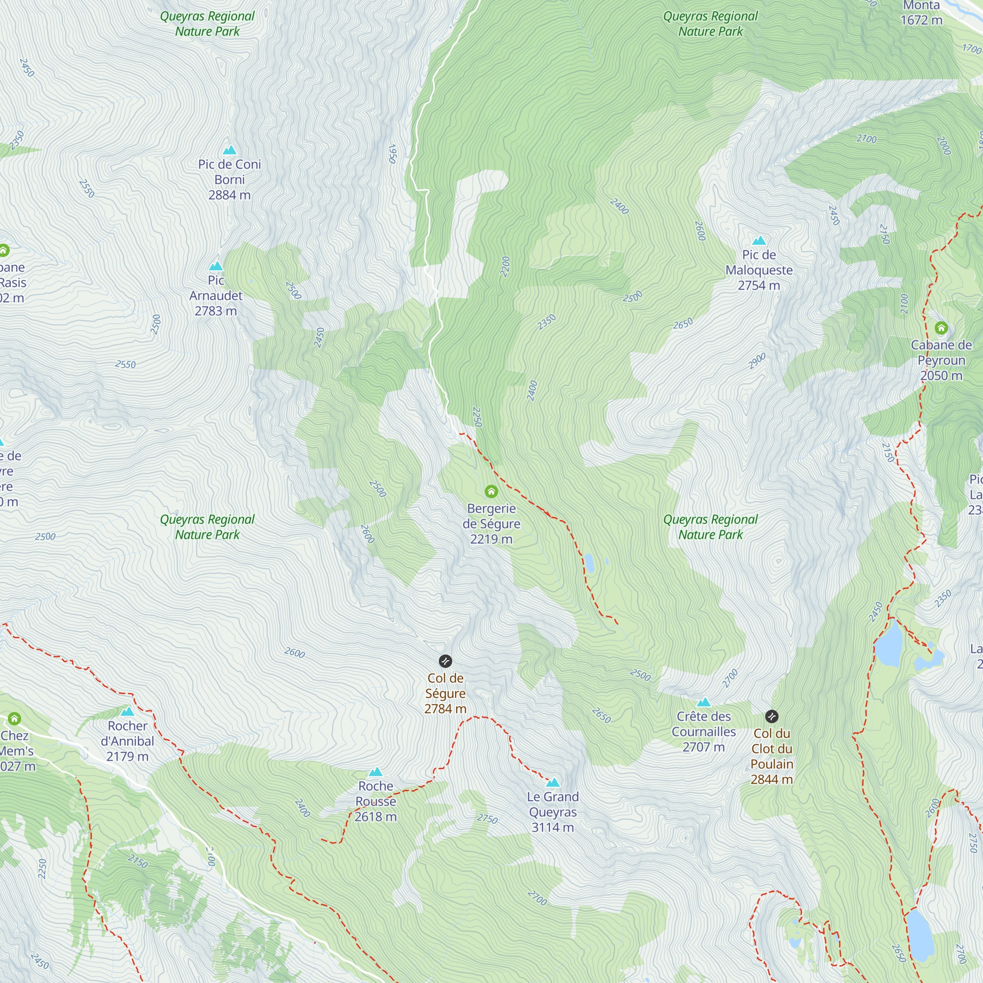 Bergerie de Ségure map
