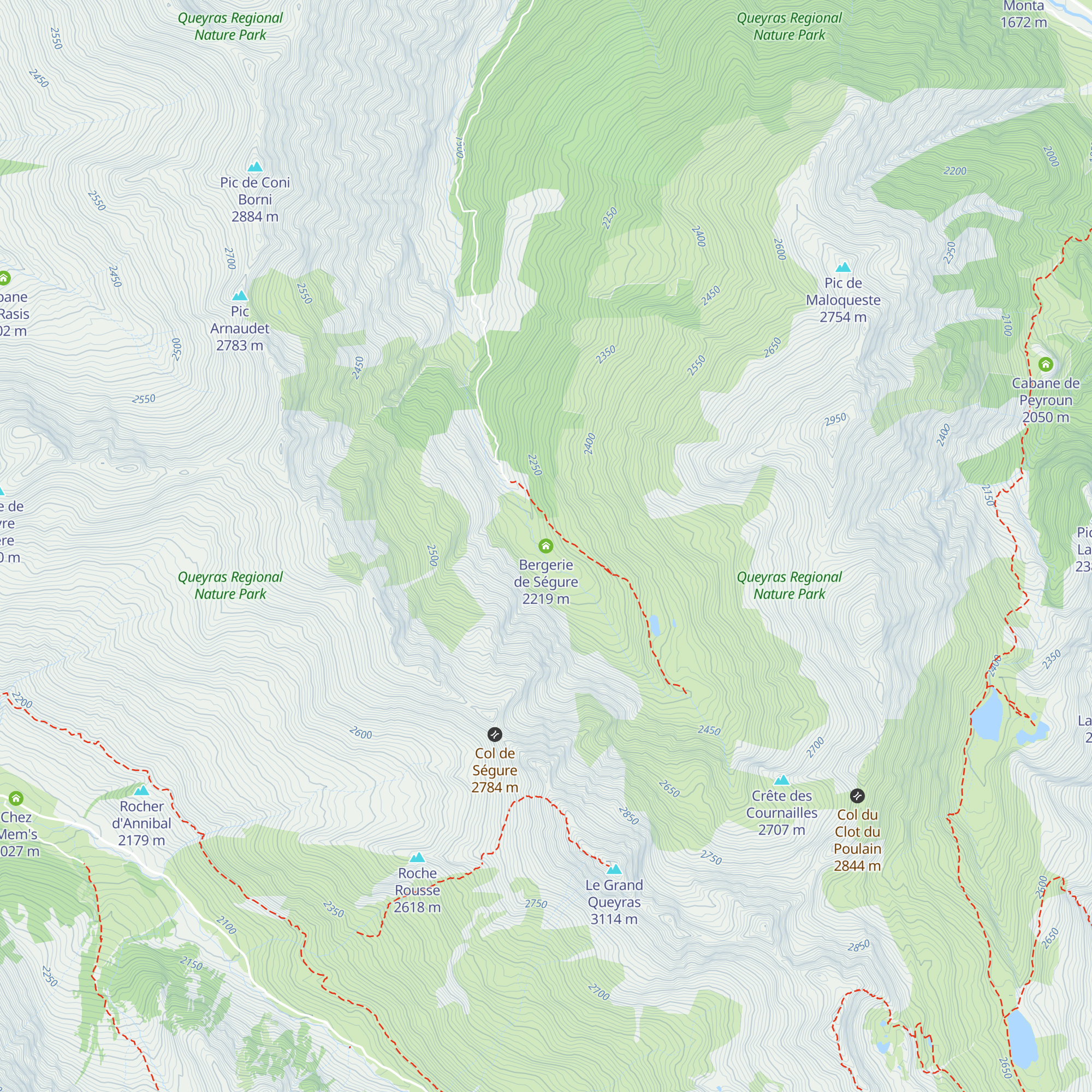 Bergerie de Ségure map