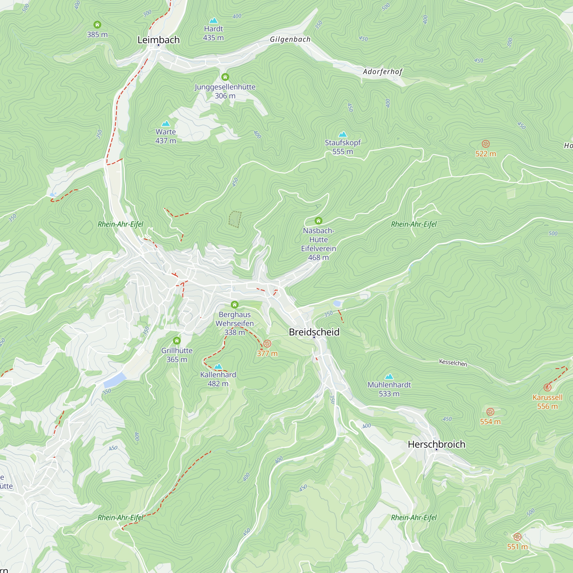 Grill- und Schutzhütte Buttermarkt map