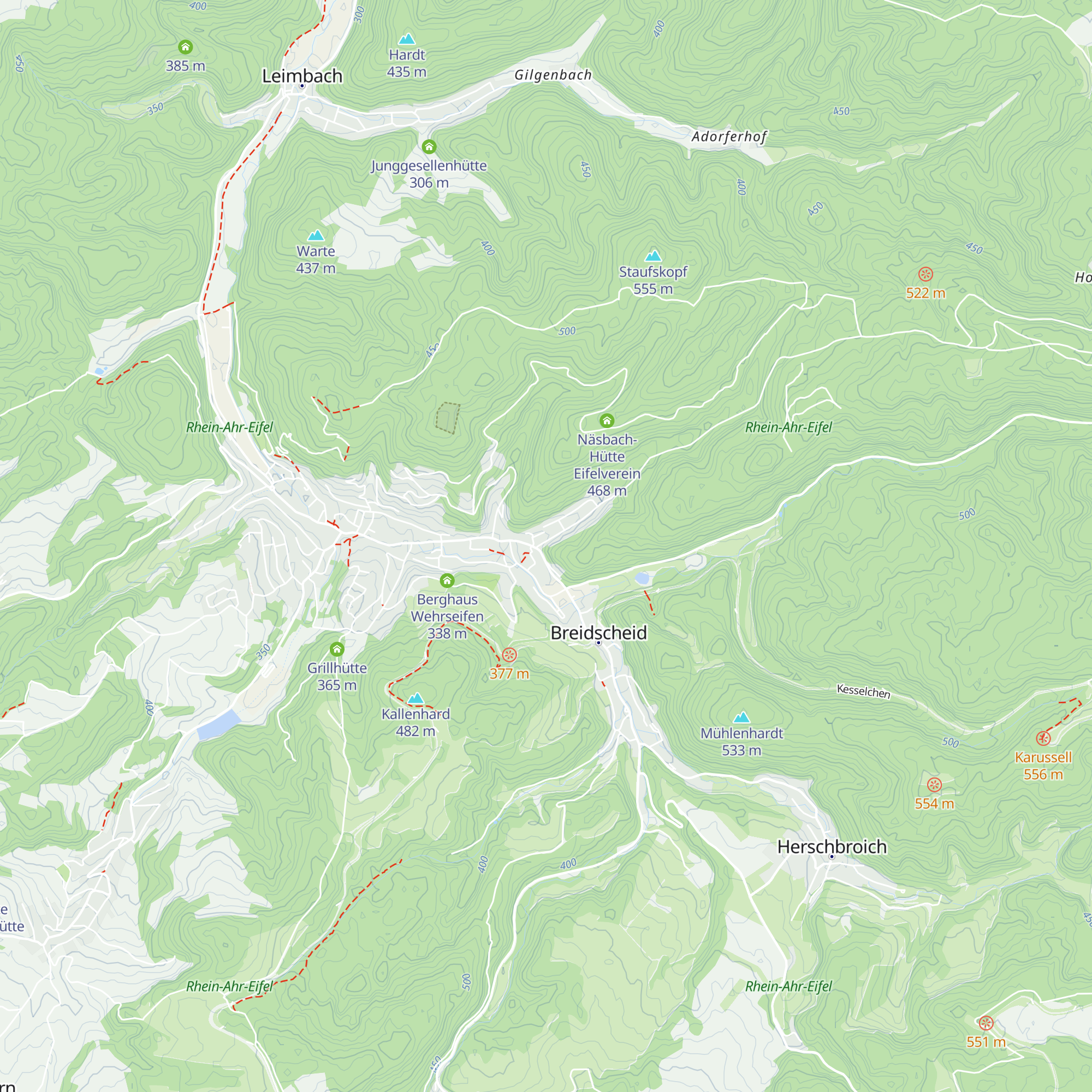 Grill- und Schutzhütte Buttermarkt map