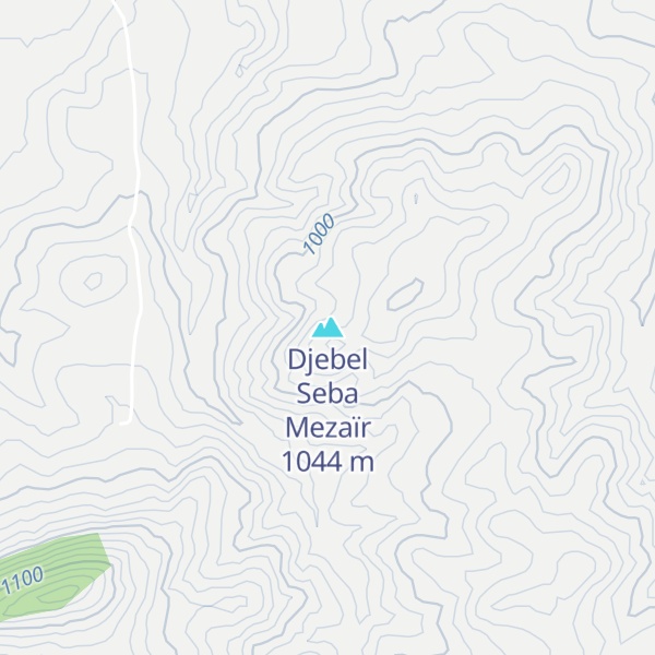 Map of Djebel Seba Mezaïr