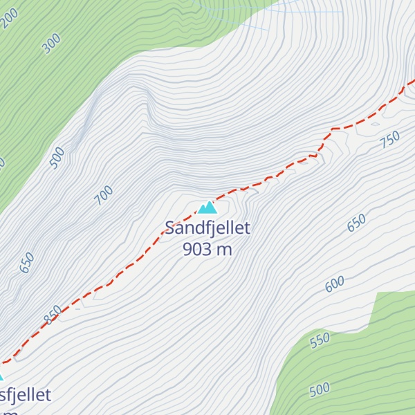 Map of Sandfjellet