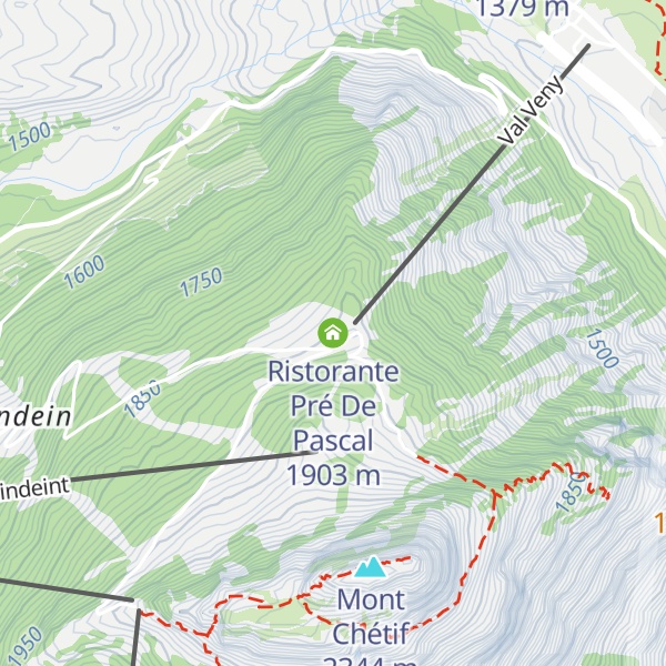 Map of Ristorante Pré De Pascal