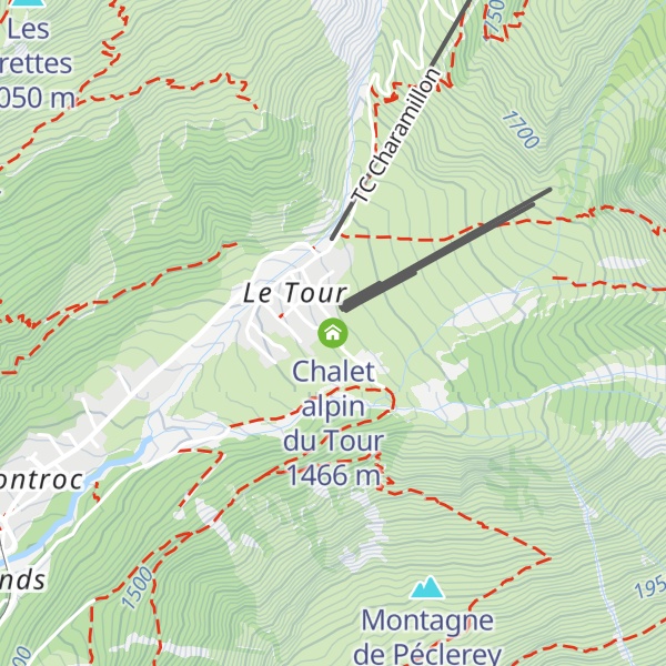 Map of Chalet alpin du Tour